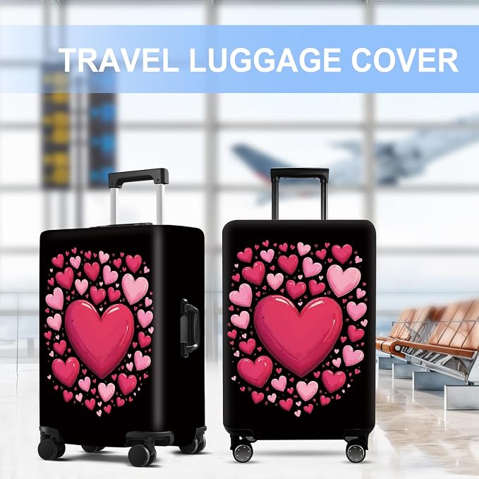 Luggage Cover Washable Suitcase Protector Anti-Scratch, Stretchable Fit - Image 6