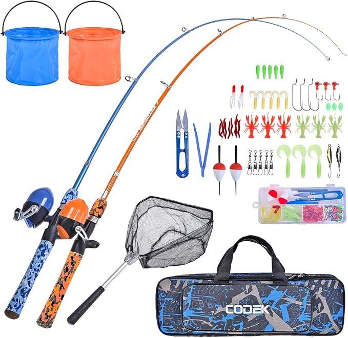CODEK Kids Fishing Pole Set by CODEK