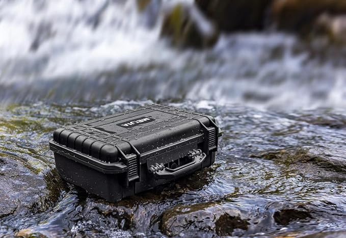 MEIJIA All Weather Portable IP67 Waterproof Protective Case, Hard Camera Case - Image 6