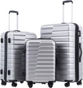 Coolife Luggage Sets, 3 Piece Hardshell Luggage Set by COOLIFE