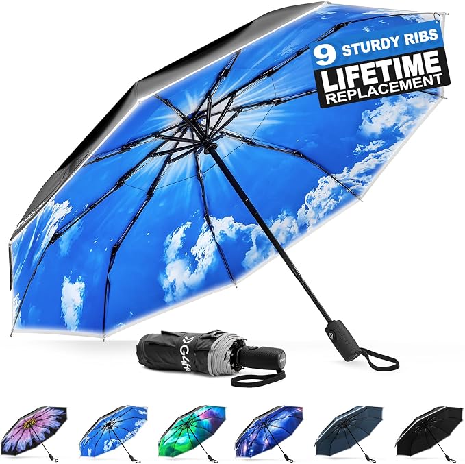 G4Free 42 Inch Eco Windproof Folding Umbrella by G4Free