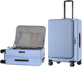 26 Inch Top Opening Checked Travel Luggage Expandable by Unknown