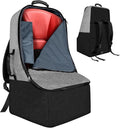 Padded Car Seat Travel Bag for Airplane, Heavy Duty Backpack for Air Travel by ZRRAJOY