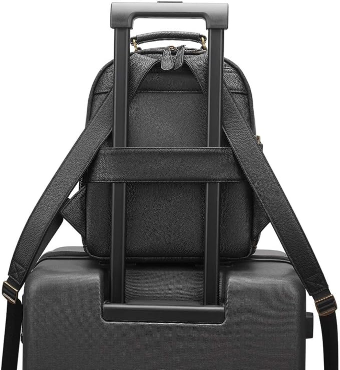 Small Camera Backpack, Classic PU Leather - Image 8