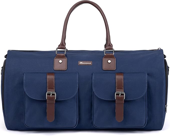 Modoker Garment Convertible Weekender Bag, Carry on Canvas Garment Duffle Bag by Modoker