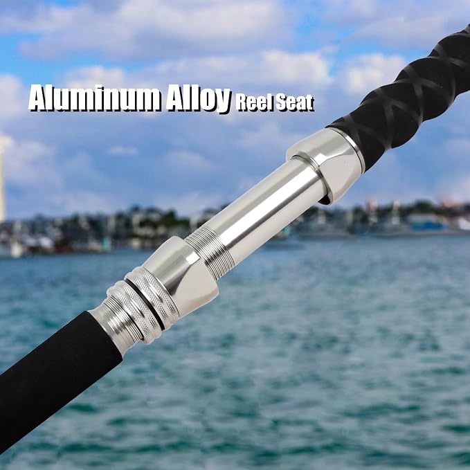 Fiblink 2-Piece Boat Conventional Fishing Rod Portable Spinning/Casting Rod - Image 6