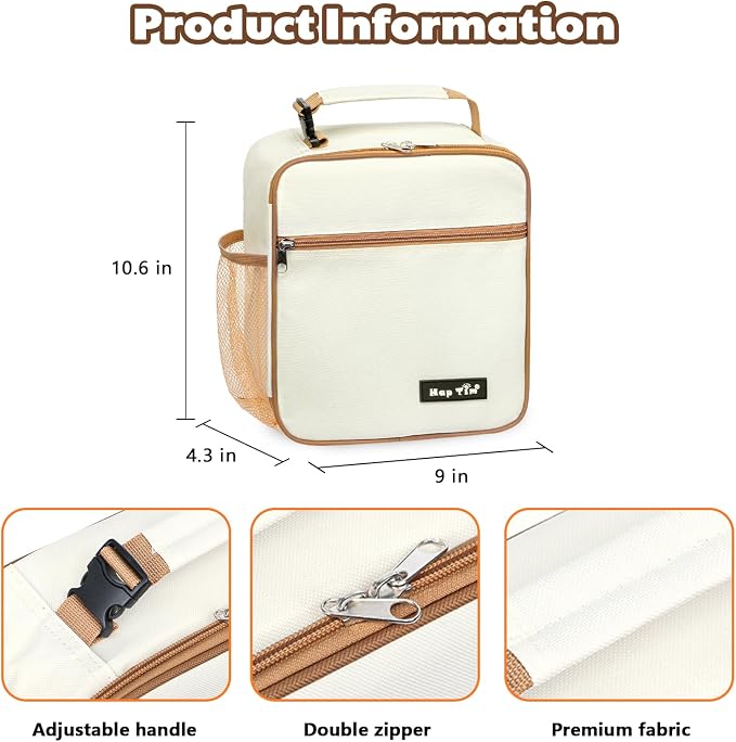 Hap Tim Insulated Lunch Bag Women, Reusable Lunch Box - Image 5