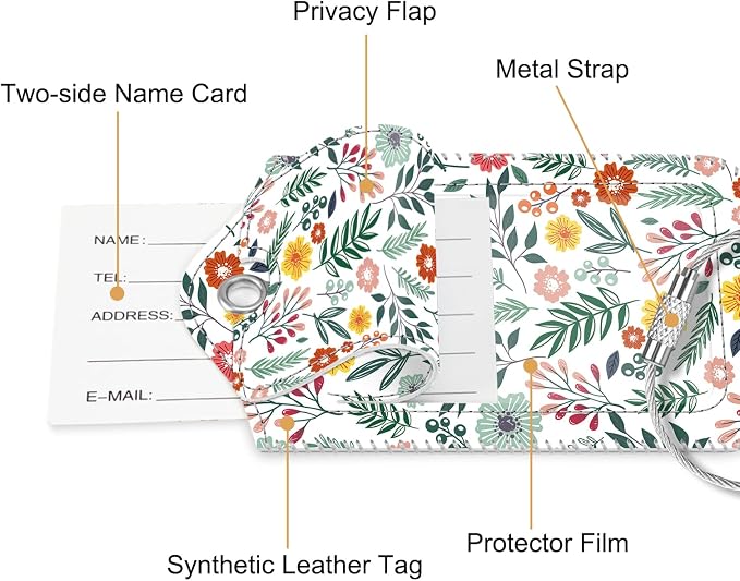 Fintie Luggage Tags, Privacy Cover ID Label - Image 4