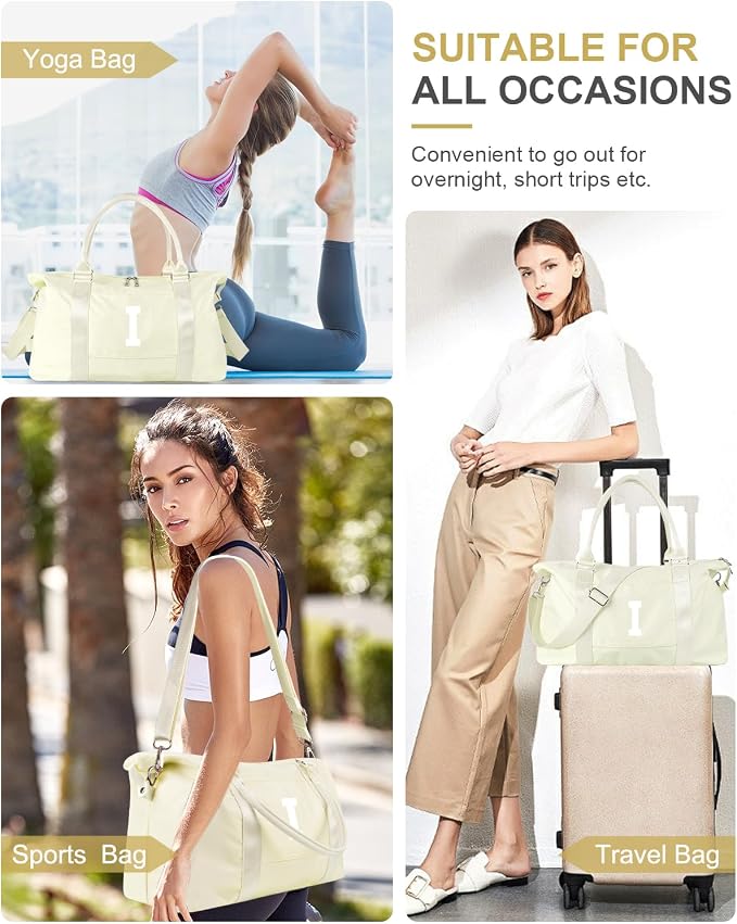Initial Travel Duffel Bag Sports Gym Bag - Image 7