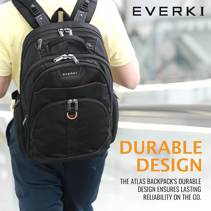 EVERKI 32L Atlas Business Laptop Backpack – Adjustable Compartment - Image 7