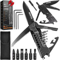 Multitool Knife 17 in 1Fire Starting Sticks, Bottle Opener, Saw Screwdrivers by GIRIAITUS