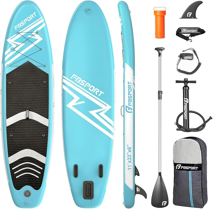 FBSPORT 11' Premium Stand Up Paddle Board, Yoga Board by FBSPORT