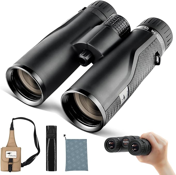 ED HD Binoculars 8x42 for Adults, Waterproof & Fogproof by PEIKETAO