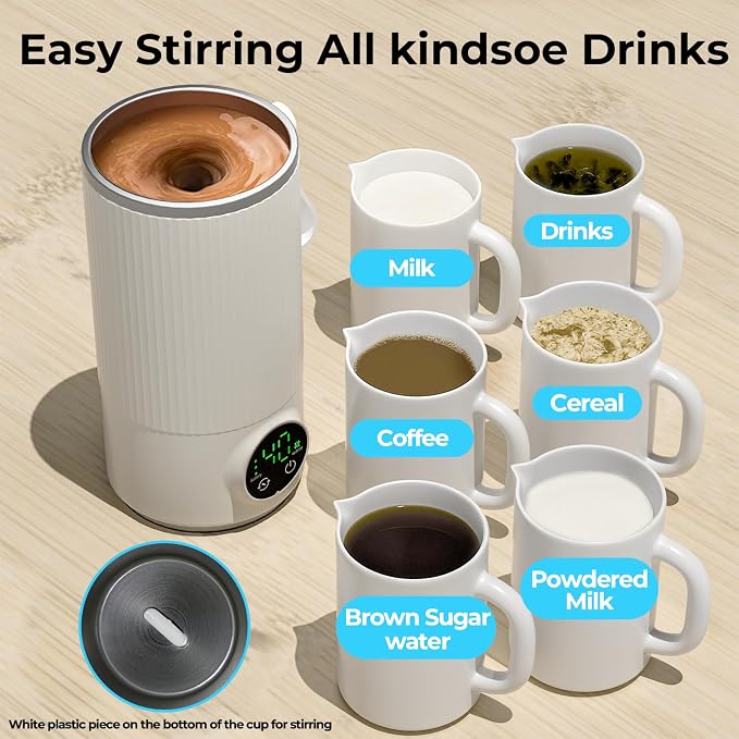 Portable Bottle Warmer for Travel, 12 oz Baby Bottle Warmer, Built-in Mixer - Image 4