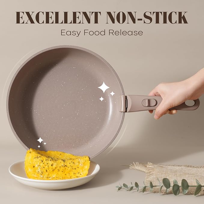 15Pcs Pots and Pans Set Non Stick, Cookware Sets - Image 3