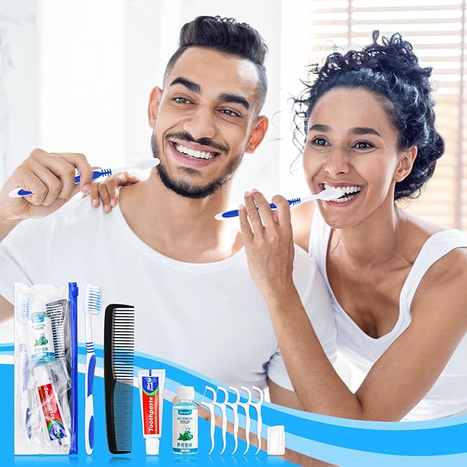 30 Set Travel Toothbrush Kit Bulk, Disposable Toothbrush - Image 7