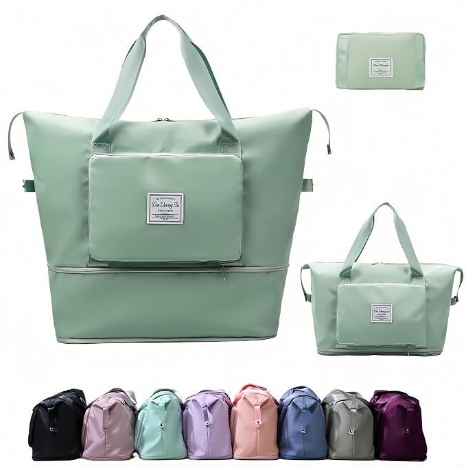 Large Capacity Foldable Travel Bag, Expandable lightweight Carry on Bag by Unknown