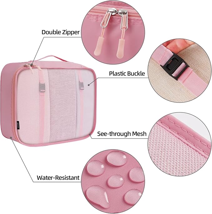 BAGAIL 6 Set/8 Set/10 Set Packing Cubes Various Sizes Packing Organizer - Image 5