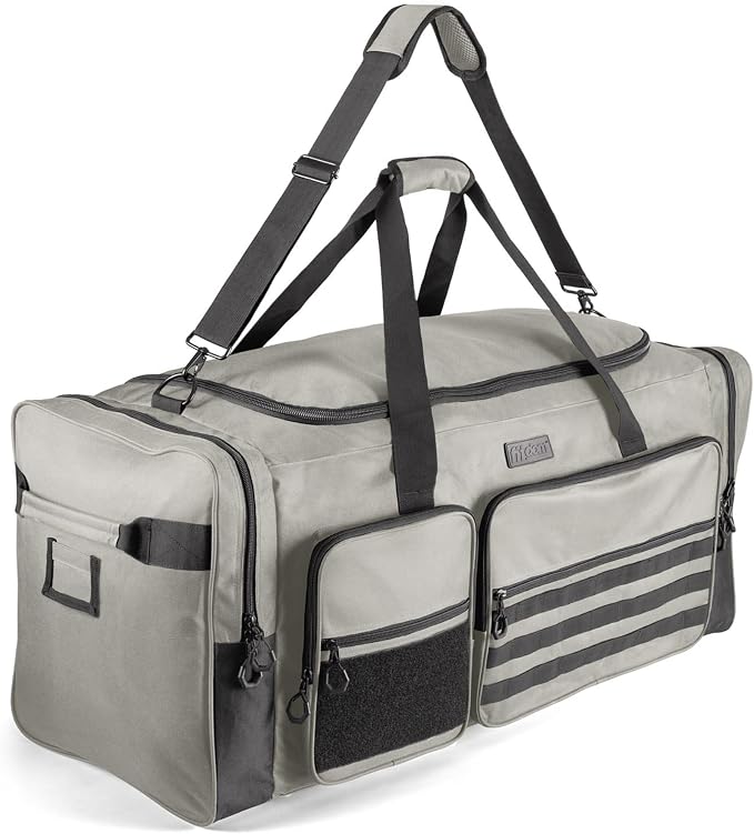 Fitdom 130L 36" Heavy Duty Extra Large Sports Gym Equipment Travel Duffle Bag by Fitdom