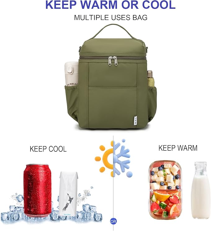 NOL Natural Organic Lifestyle Insulated Lunch Bags - Image 2