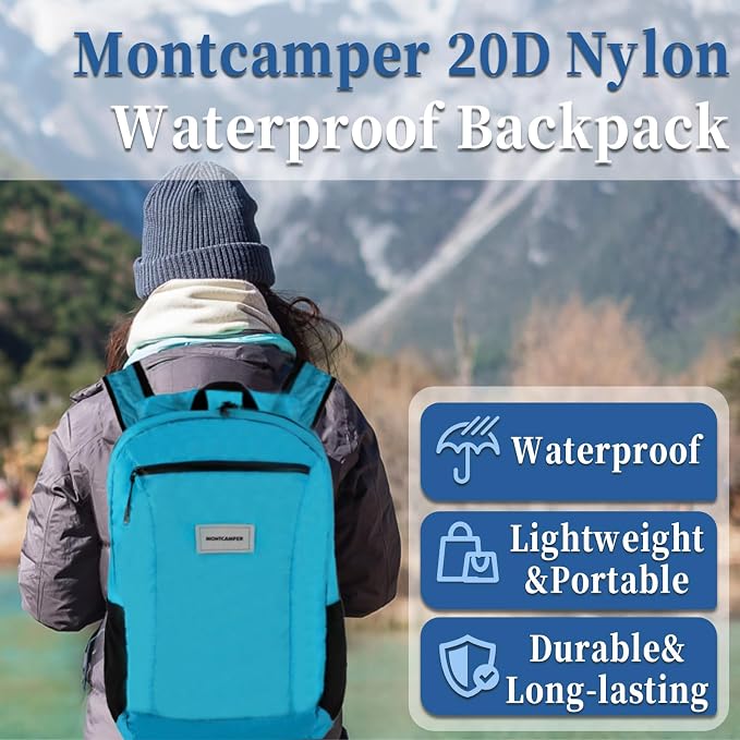 Hiking Daypack - Lightweight & Water-Resistant Portable Backpack - Image 2
