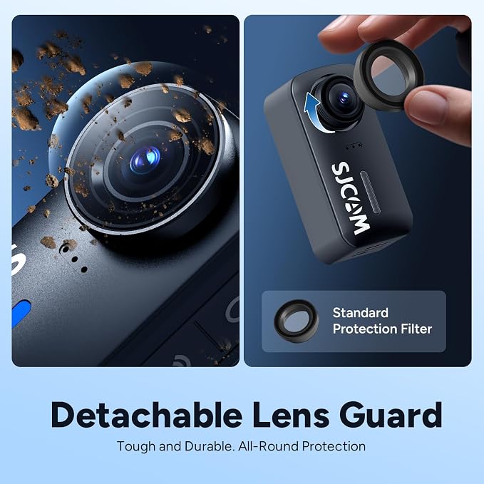 SJCAM C110Plus Magnetic Combo, 4K POV Pocket Action Camera, 170° FOV Video - Image 8