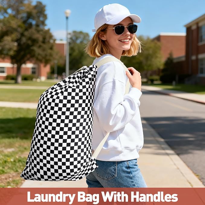Laundry Bag, Dirty Backpack Laundry Bag - Image 2