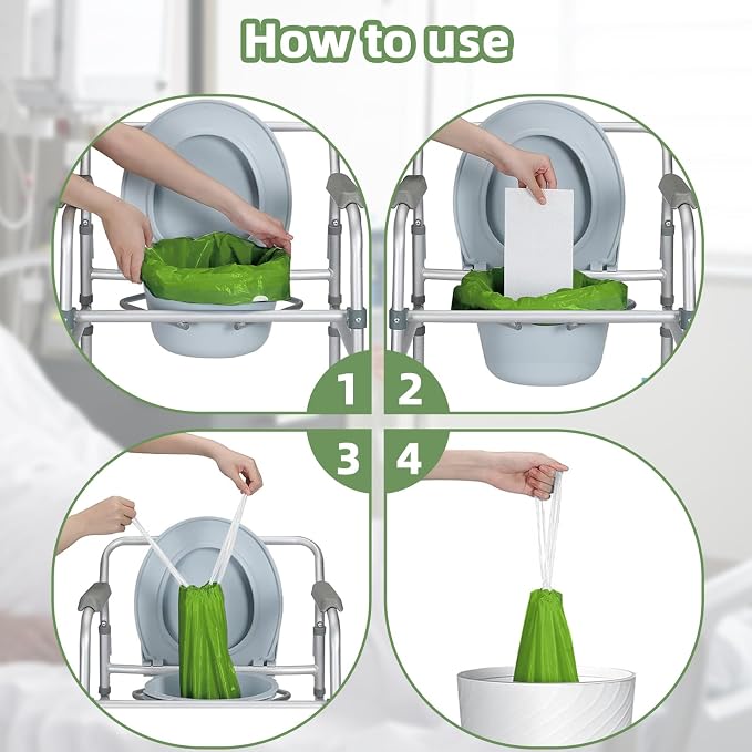 W&Y 100 Pack Commode Liners - Image 6
