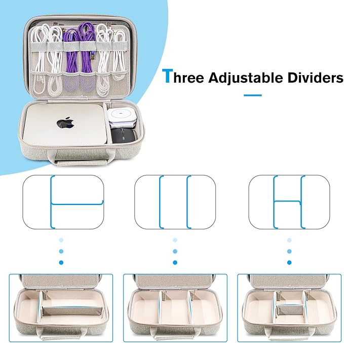 ProCase Hard Travel Electronic Organizer Case - Image 4
