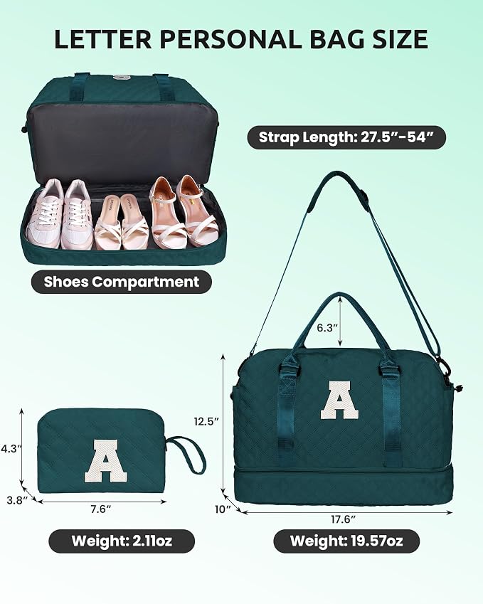 Gifts for Teenage Girls-Initial Travel Bag - Image 3
