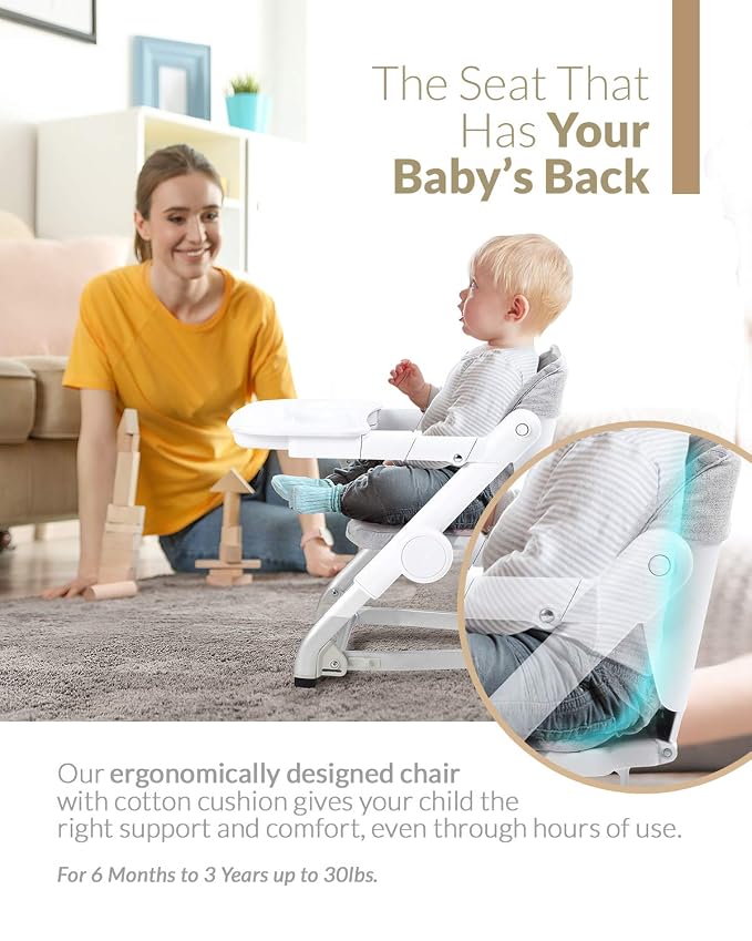 Feed Me 3-in-1 Travel High Chair Booster Seat - Image 5