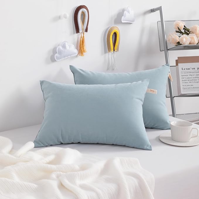 NTBAY Toddler Pillows, Down Alternative 13"x18" Pillows, Machine Washable - Image 2