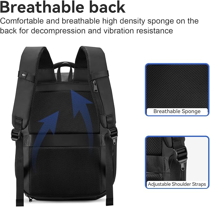 SOKOK Carry On Travel Backpack Waterproof Business Backpack - Image 5