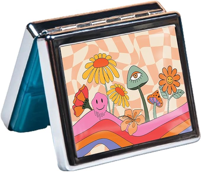 Silver Vintage Pill Box 7 Day Metal Pill Box - Image 4