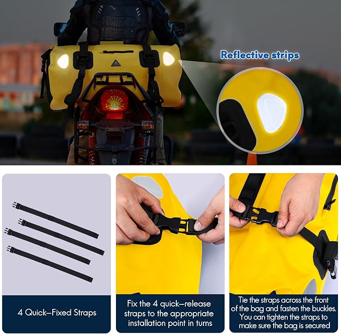 Haimont Waterproof Duffel Bag Roll-top Dry Duffel Bag - Image 4