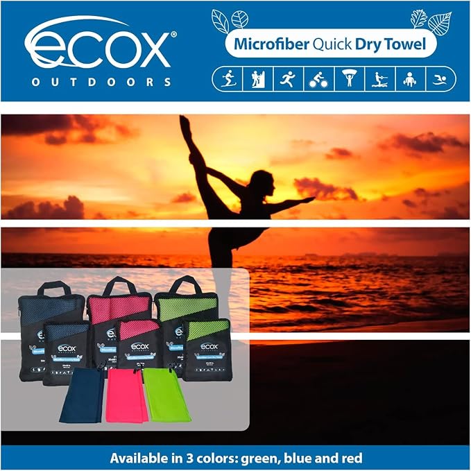 Outdoors Microfiber Towel Fast Drying Soft Feel Fast Action Drying - Image 7
