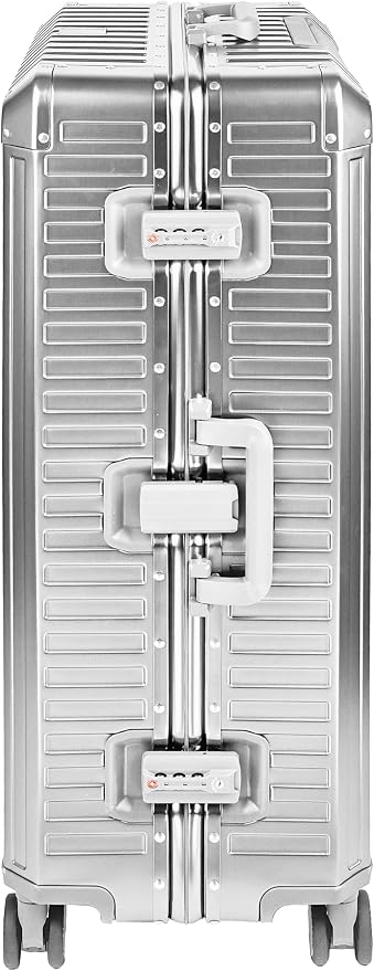 All Aluminum Luggage Suitcase 3 Sizes TSA Lock Silver - Image 3