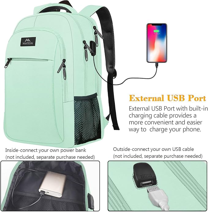 MATEIN 15.6-Inch Laptop Backpack - Image 5