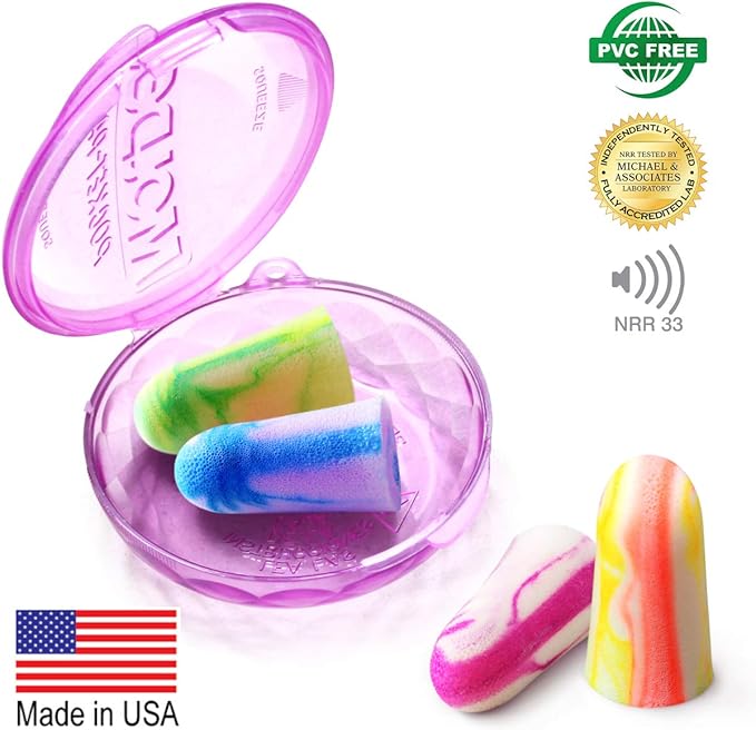 MOLDEX Soft Foam Earplugs 60 Pairs Maximum Protection 33dB Highest NRR Ear Plugs - Image 2