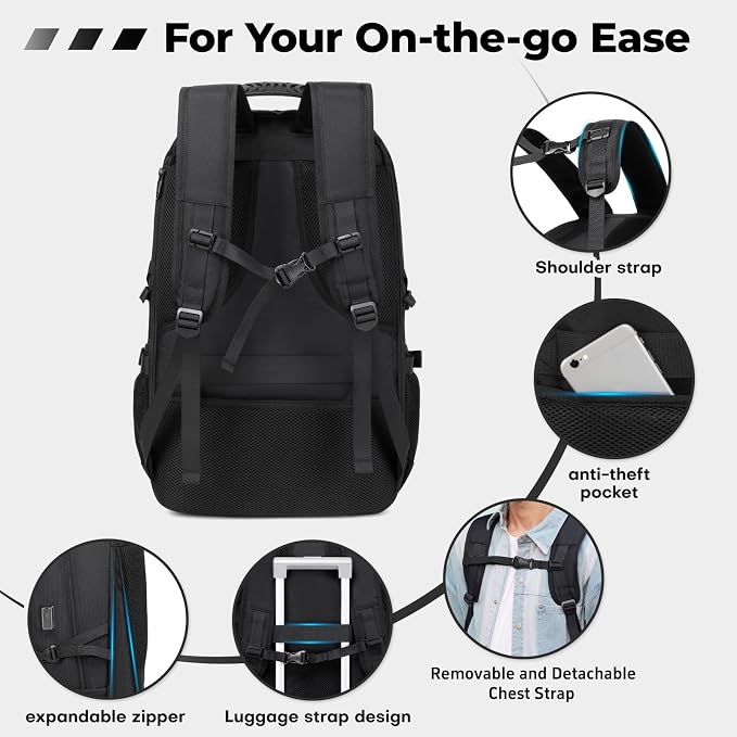 17.3 Inch Travel Laptop Backpack - Image 6