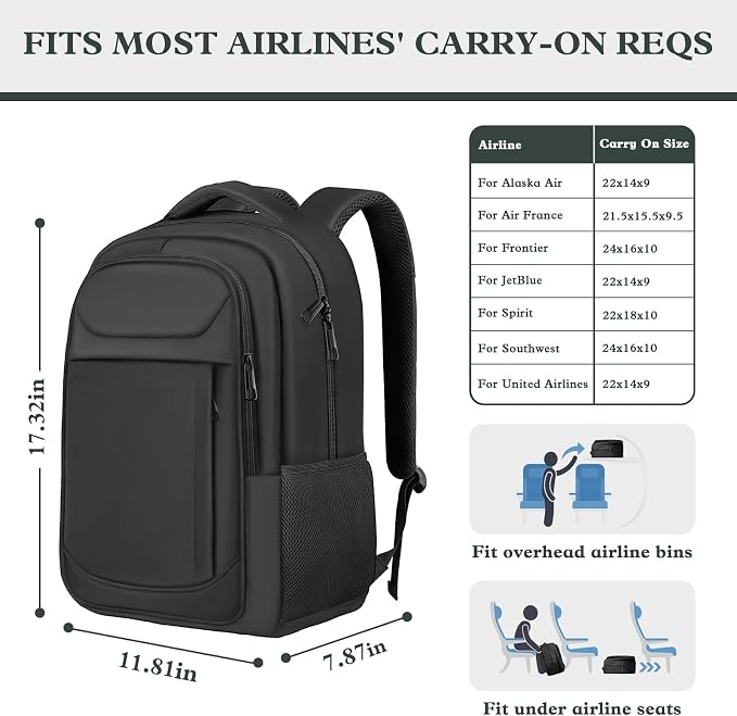 Travel Laptop Backpack, Travel Backpack - Image 2