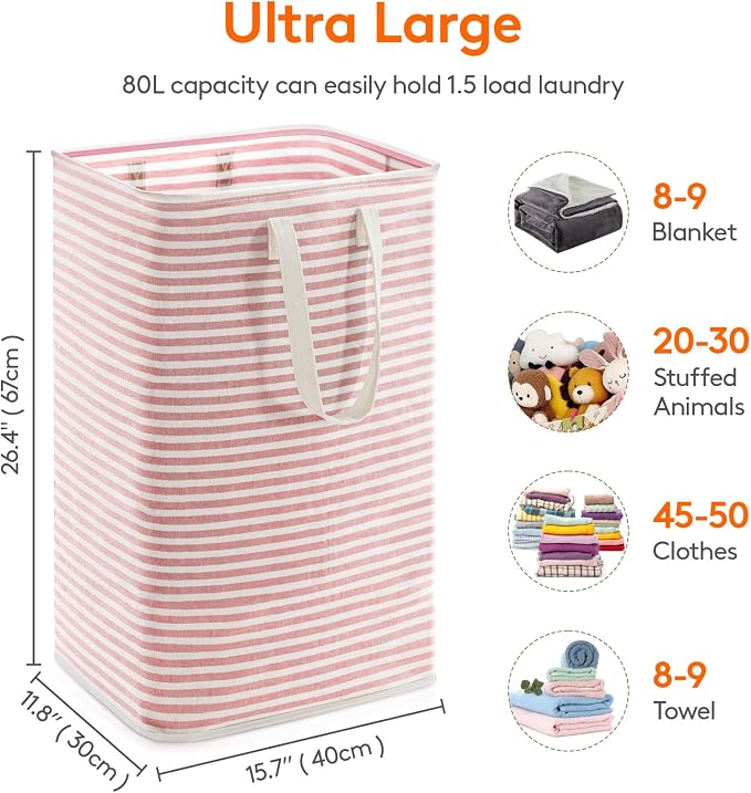 Lifewit Laundry Hamper Large Collapsible Laundry Basket, Freestanding - Image 3