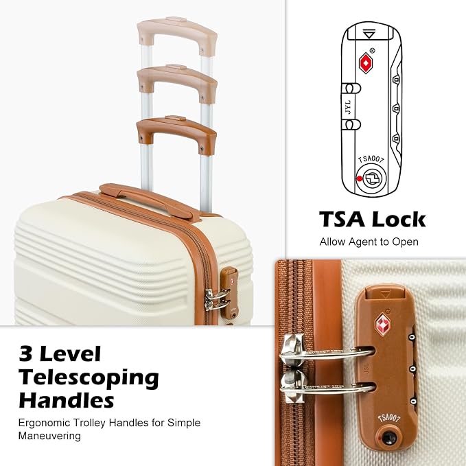 LONG VACATION 6 Piece ABS+PC Hardshell Luggage Set - Image 2