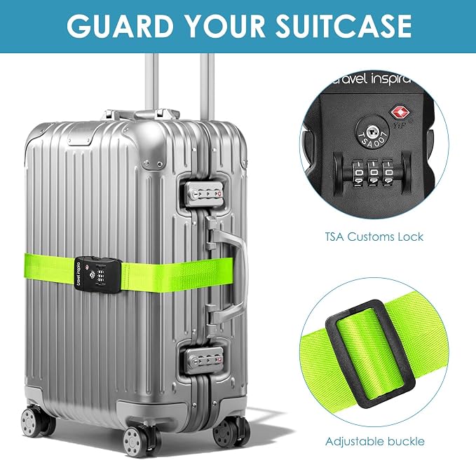 Travel Inspira Luggage Straps for Suitcases - Image 3