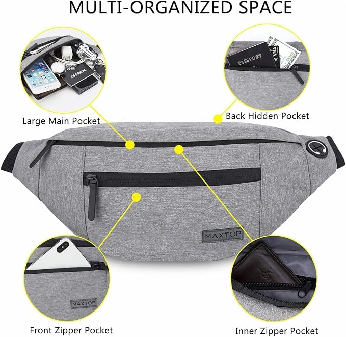 MAXTOP Large Crossbody Fanny Pack - Image 3