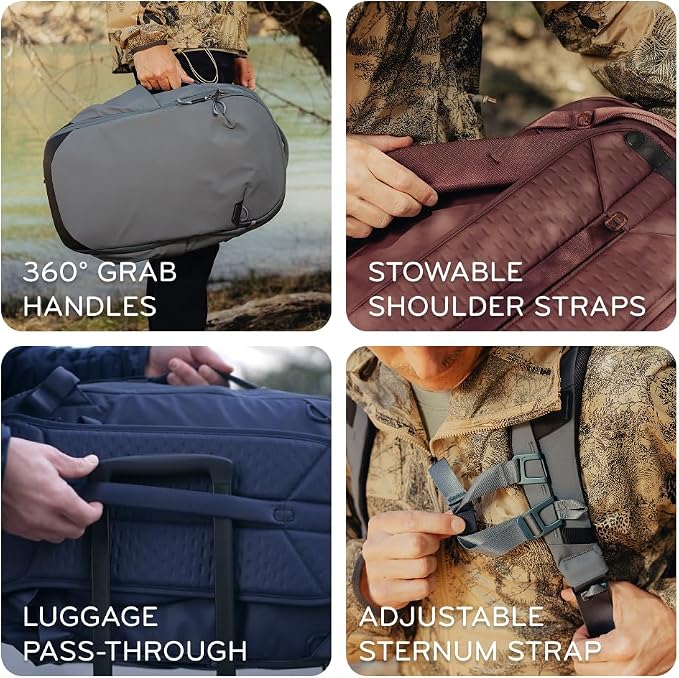 Peak Design Travel Backpack 30L, Expandable 27-33L Design, Rear and Top Access - Image 4