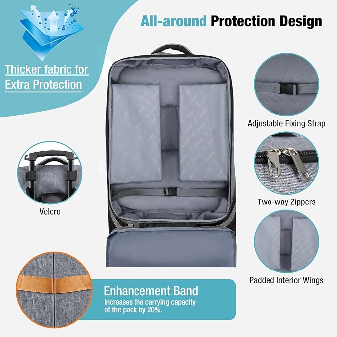 Padded Car Seat Travel Bag for Airplane - Image 3