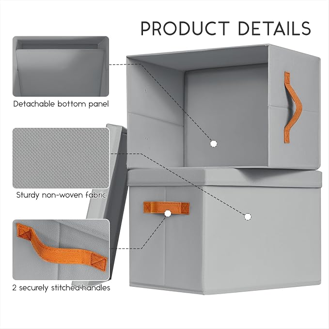 Storage Bins with Lids - Image 4