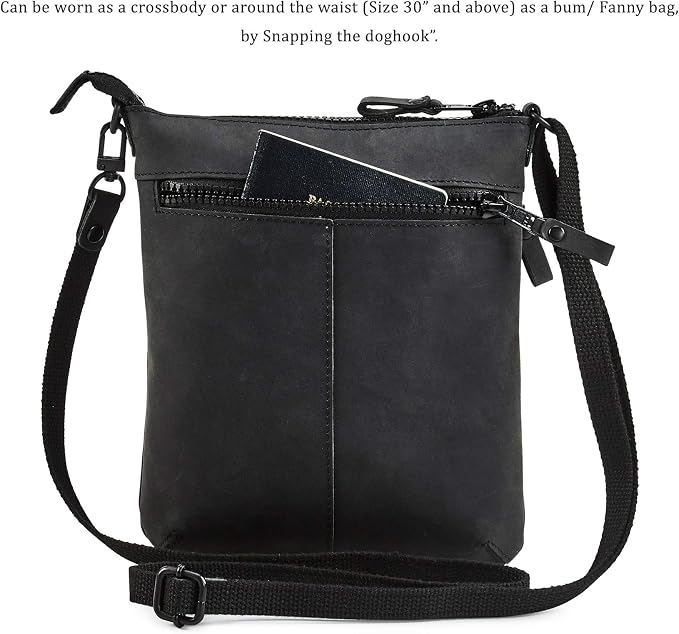 Crossbody Sling Bag for Women Small Real Leather Purse Vintage Travel Crossover - Image 5