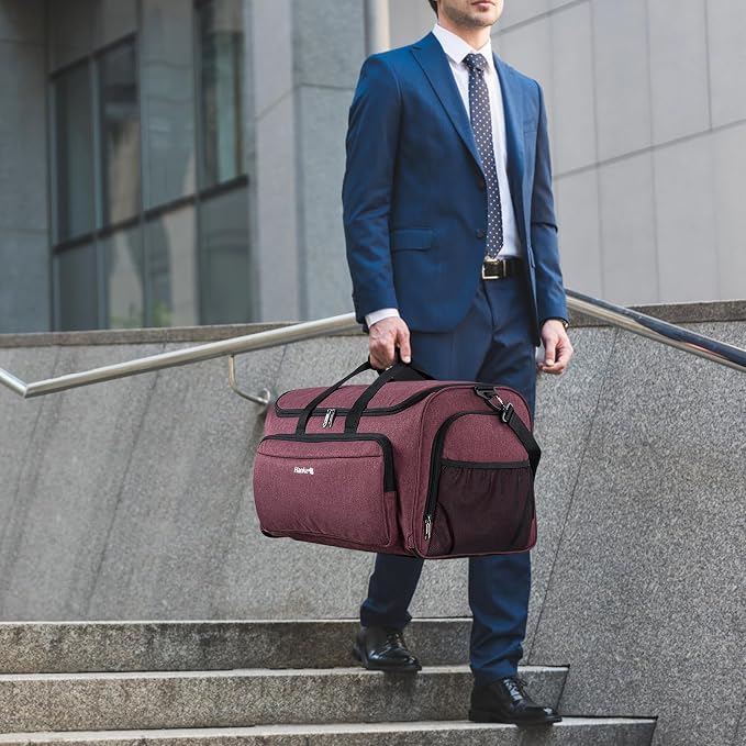 Hanke Carry on Garment Bags for Travel, Convertible Duffle Bag Luggage Bag - Image 9